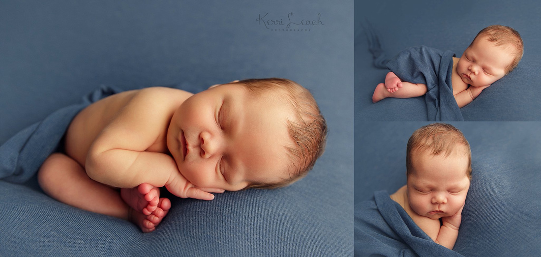 Kerri Leach Photography-Evansville IN newborn photographer-Newborn photographer Evansville-Newborn bean bag poses-Newborn pose ideas