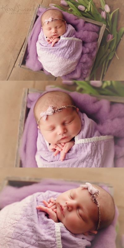 Newborn posing | Newborn bean bag posing | Newburgh, IN newborn photographer | Newborn photography | Newborn photography studio