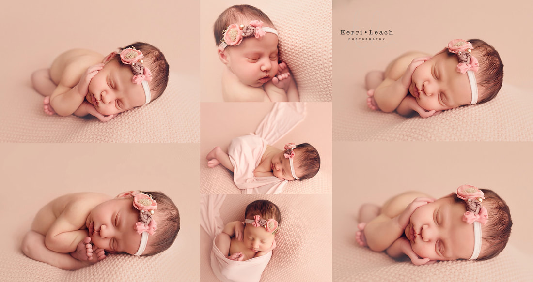 Kerri Leach Photography | Newborn photographer Indiana | Indiana newborn photographer | Newborn photographer Evansville | Newborn session bean bag poses | Newborn pose flow