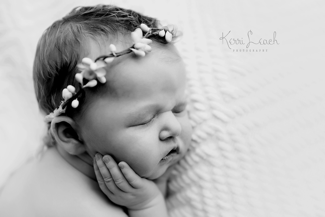 Kerri Leach Photography-Evansville IN newborn photographer-Newborn pose ideas-Newborn bean bag poses