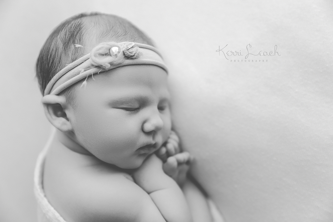 Kerri Leach Photography | Newborn photographer Evansville | Indiana newborn photographer | Evansville newborn photography | Womb pose
