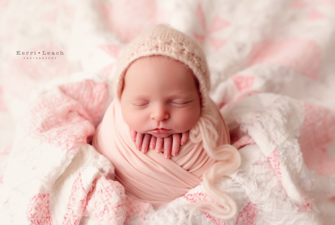 Kerri Leach Photography | Newborn photography Newburgh, IN | Newborn photography | Newborn prop poses | Newborn prop posing | Newborns | Newborn potato sack pose | Potato sack pose