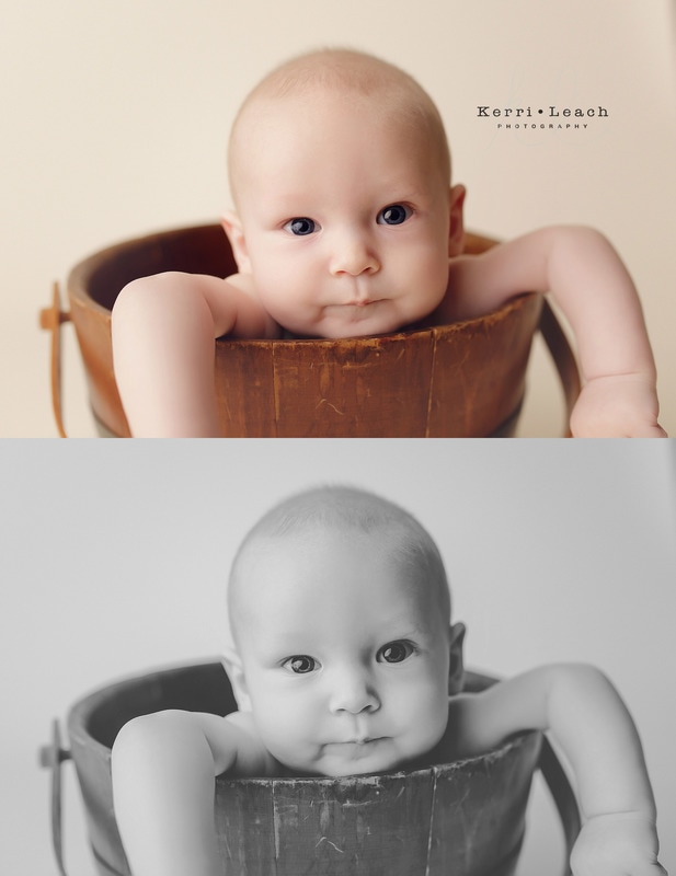 6 month milestone session | Kerri Leach Photography | 6 months old | 6 month poses | 6 month session | Evansville, IN baby photographer