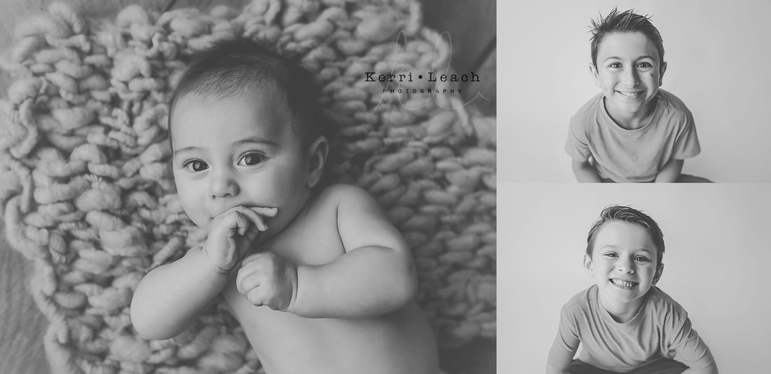 3 month milestone | 3 month milestone poses | Kerri Leach Photography | Evansville, IN child photographer | Indiana photographer | Photo studio Newburgh | Sibling photo