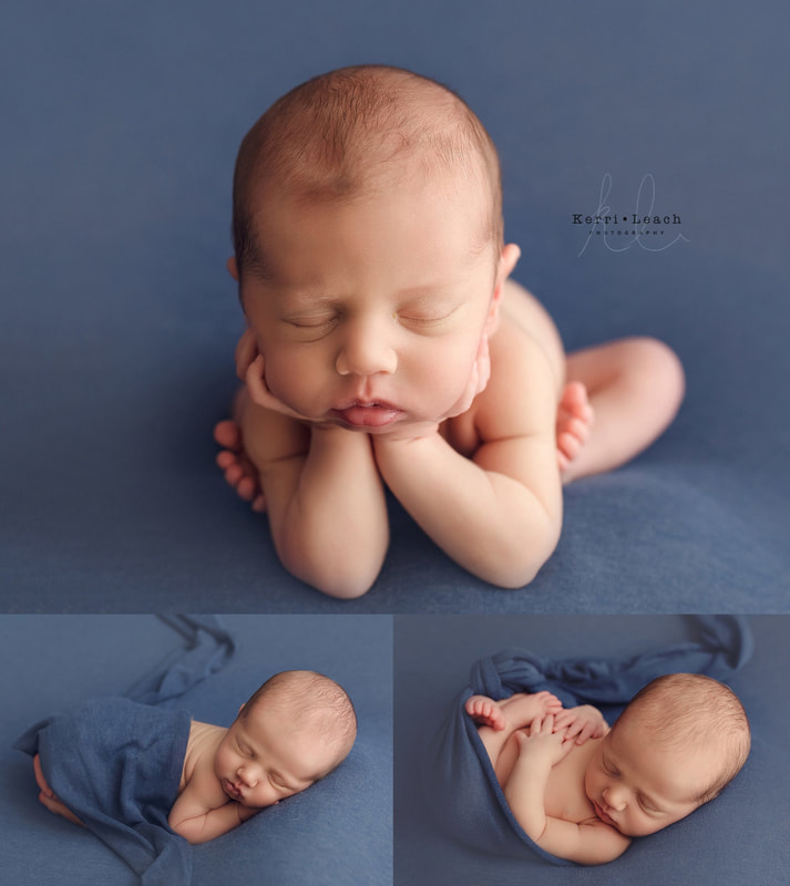 Newborn photographer Petersburg | Newborn bean bag posing | Newborns | Newborn photography poses | Bean bag pose flow | Kerri Leach Photography | Evansville, IN photographer | Newburgh, IN photographer | Indianapolis newborn photographer