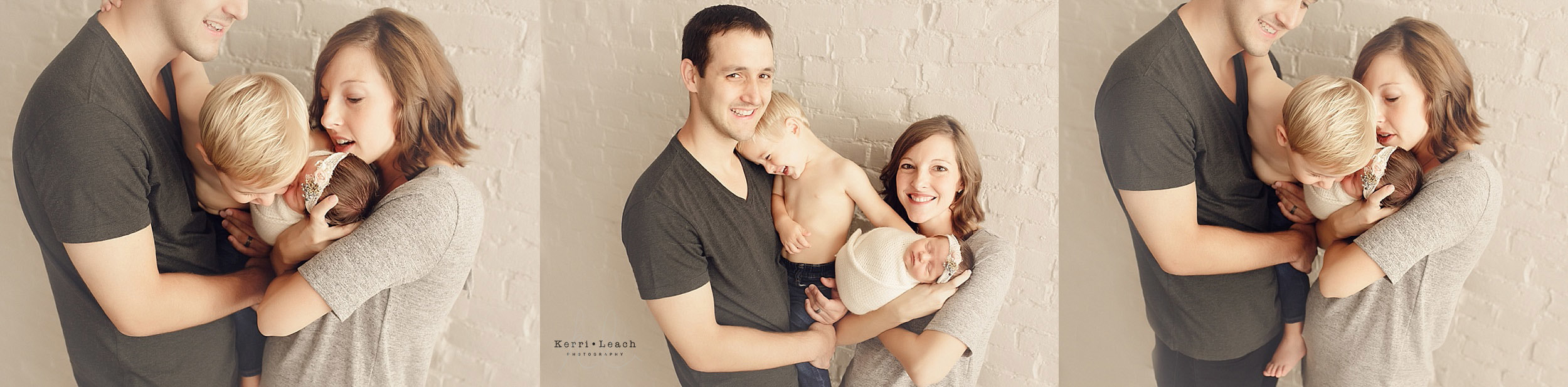 Newborn family posing | Newborn photographer Evansville, IN | Family photographer Evansville, IN 
