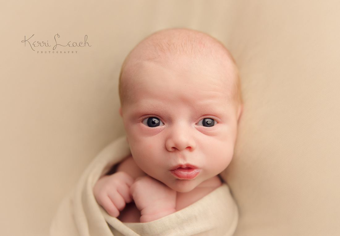 Kerri Leach Photography-Evansville IN newborn photographer-Newborn poses-Newborn bean bag-Newborn photography