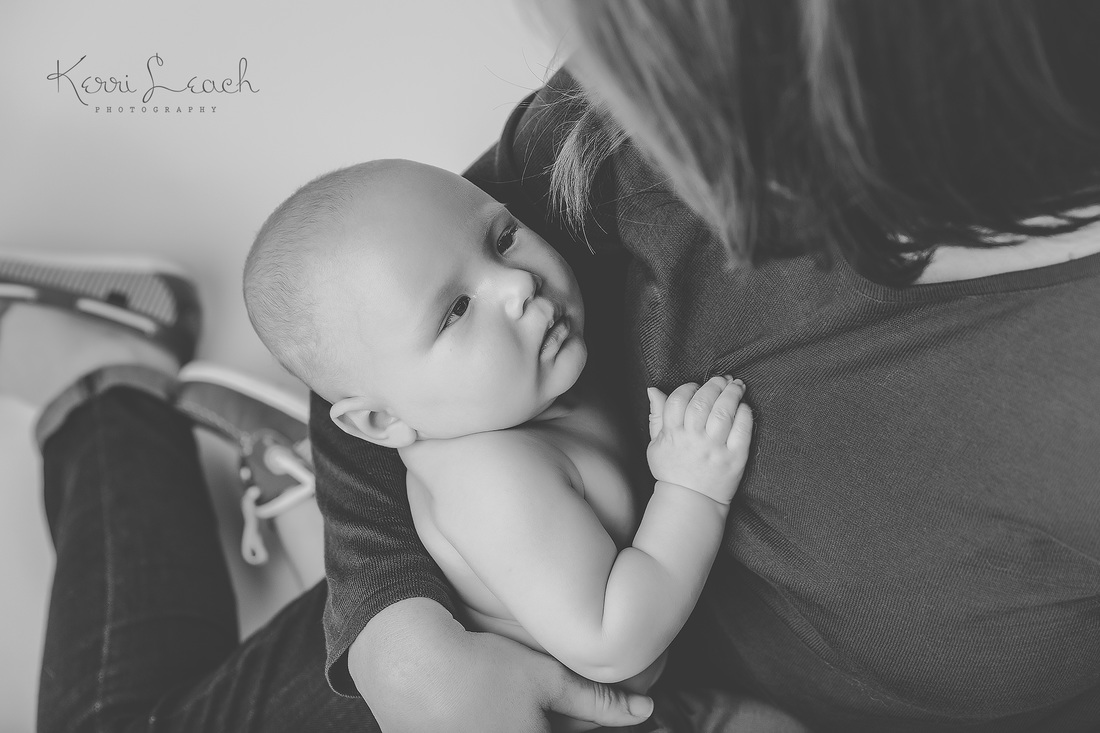 Kerri Leach Photography- 3 month session-3 months old-3 month poses-Evansville, IN milestone session-Indiana photographer