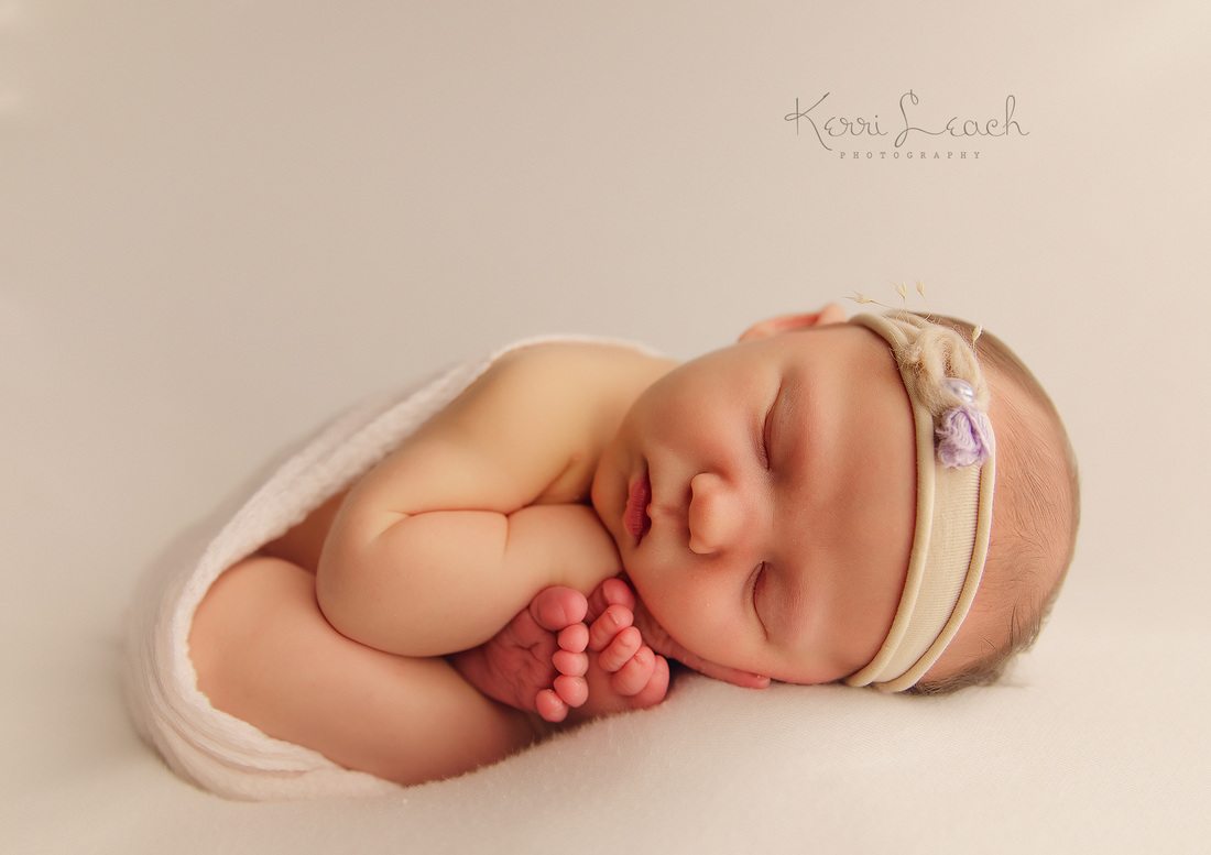 Kerri Leach Photography | Newborn photographer Evansville | Indiana newborn photographer | Evansville newborn photography- Womb pose